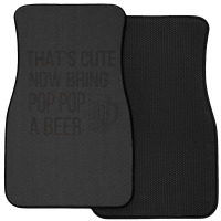 Funny Pop Pop Grandpa Fathers Day Gift Pop Pop Dad Front Car Mat | Artistshot