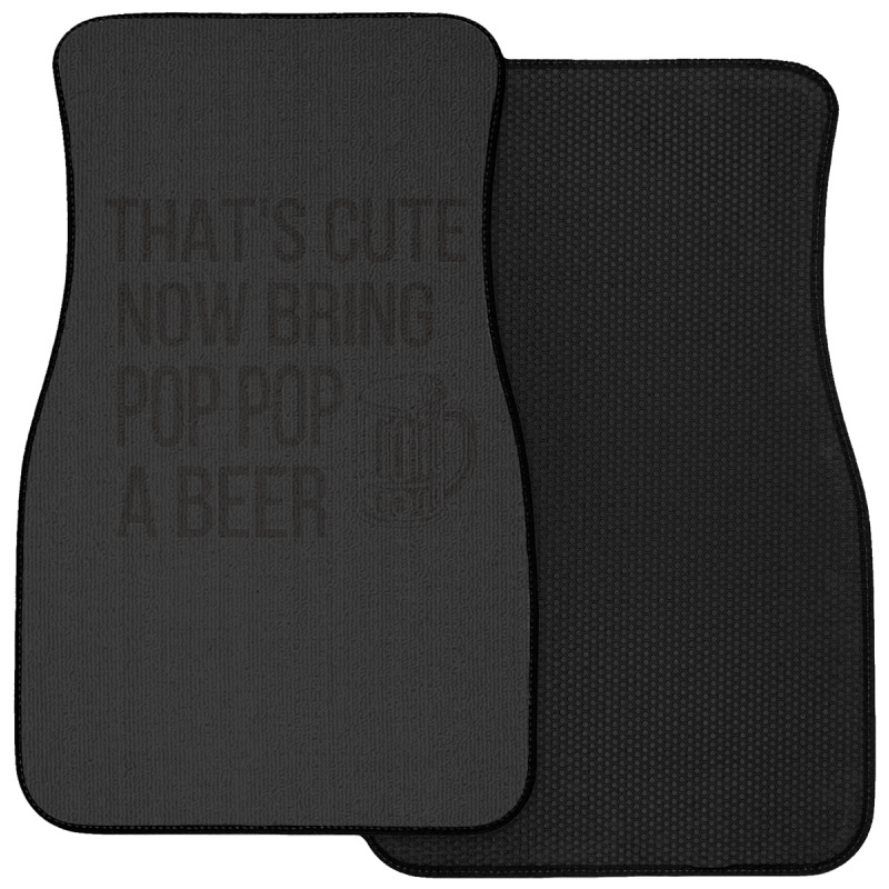 Funny Pop Pop Grandpa Fathers Day Gift Pop Pop Dad Front Car Mat | Artistshot