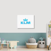 Gorgeus Blue Klm Landscape Canvas Print | Artistshot