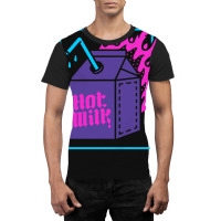 Colorful Hot Milk Box Graphic T-shirt | Artistshot