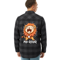 Ma Roar Passover Jewish Holiday Passover Kawaii Cute Lion T Shirt Flannel Shirt | Artistshot