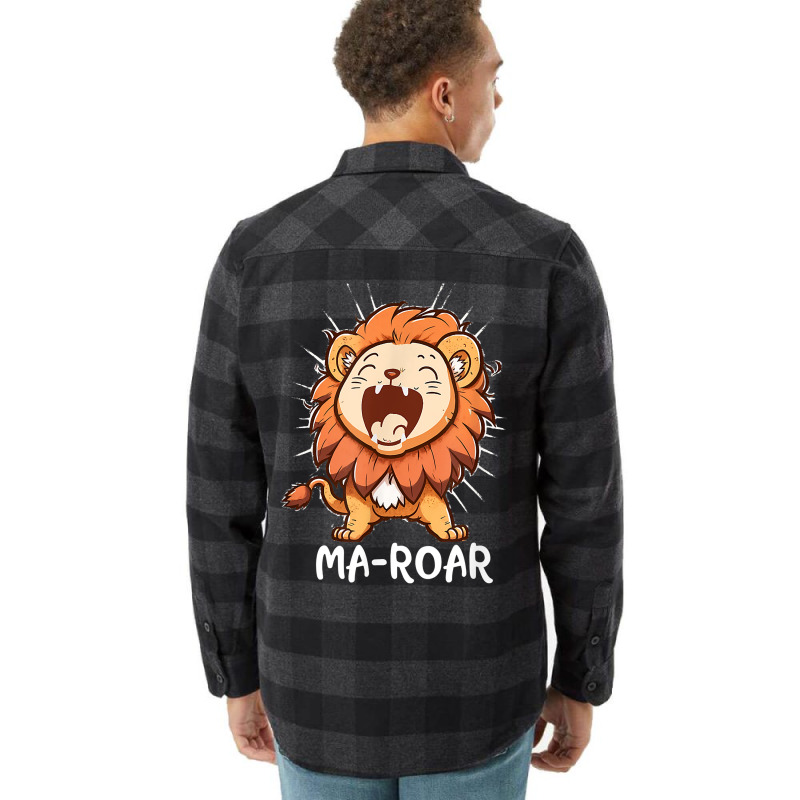 Ma Roar Passover Jewish Holiday Passover Kawaii Cute Lion T Shirt Flannel Shirt | Artistshot