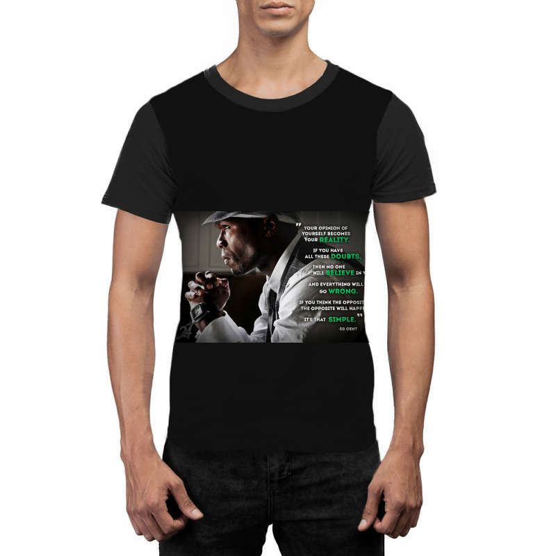 Get Rich Or Die Tryin' Graphic T-shirt | Artistshot