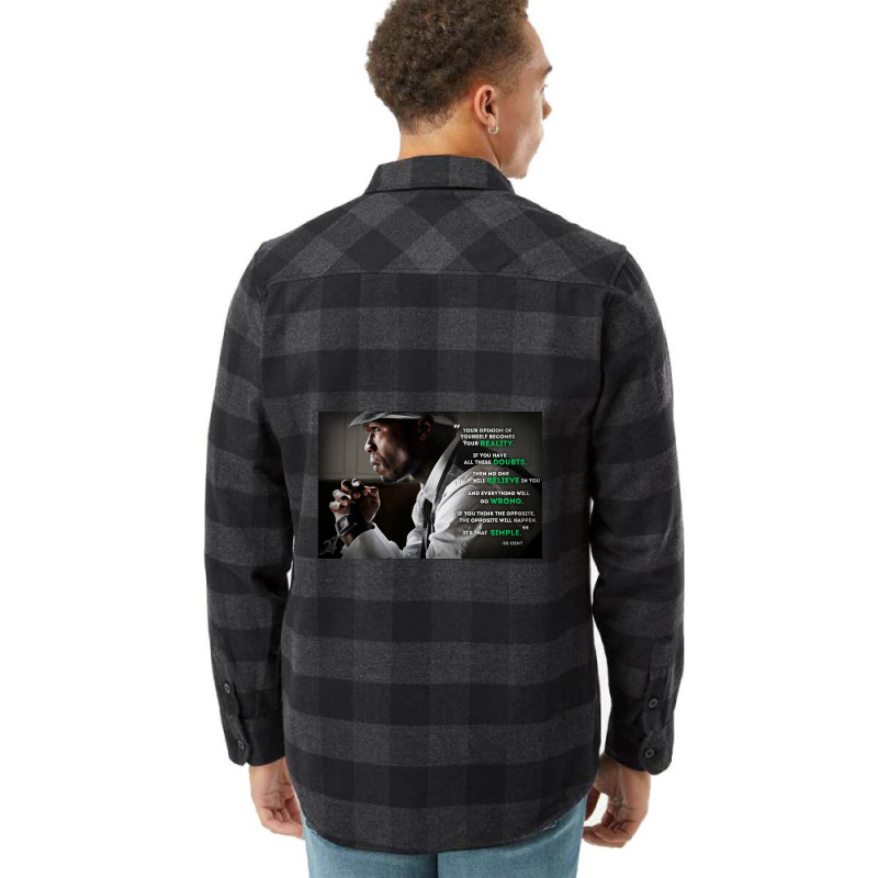 Get Rich Or Die Tryin' Flannel Shirt | Artistshot