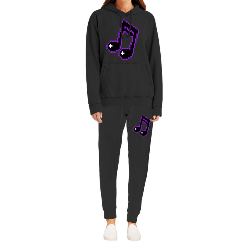 Purp Music Note 1 Hoodie & Jogger set by AngelinoGuron | Artistshot