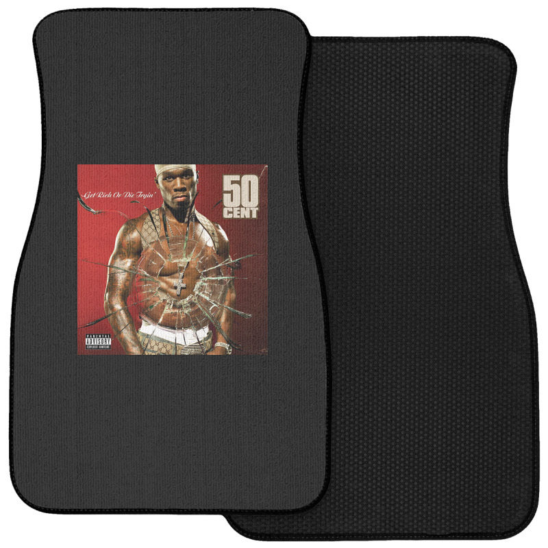 Get Rich Or Die Tryin' Front Car Mat | Artistshot