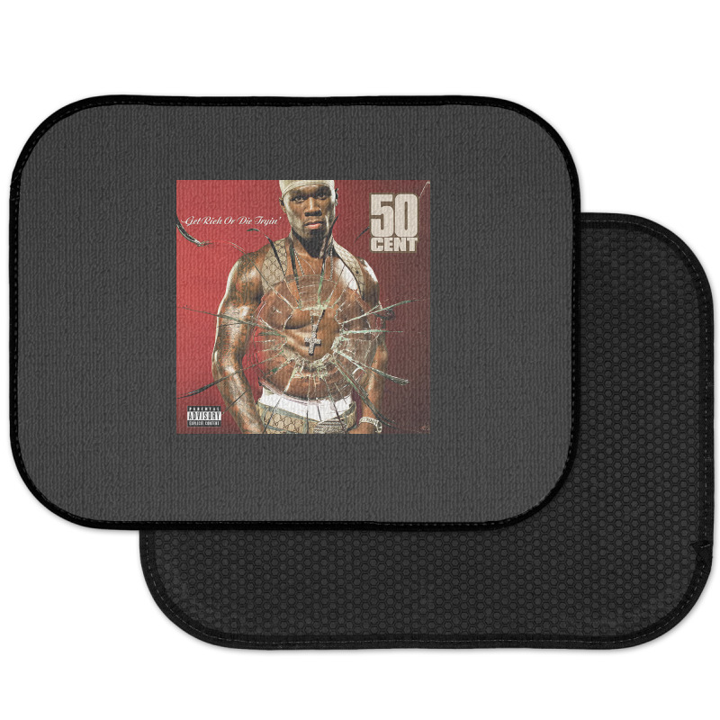 Get Rich Or Die Tryin' Rear Car Mat | Artistshot