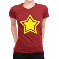 Golden Star Ladies Fitted T-shirt | Artistshot