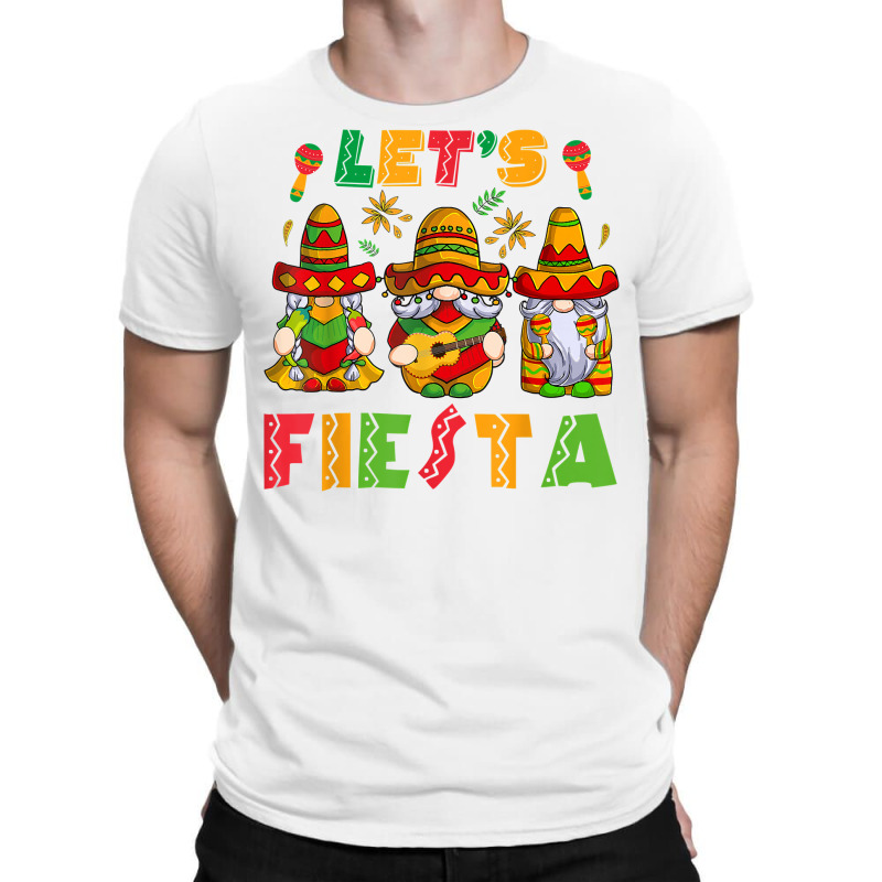 Let's Fiesta Cinco De Mayo Latin Gnomes Mexican Party Poncho T Shirt T-Shirt by wiltoban | Artistshot