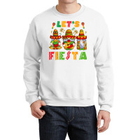 Let's Fiesta Cinco De Mayo Latin Gnomes Mexican Party Poncho T Shirt Crewneck Sweatshirt | Artistshot