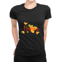 Choose To Be Happy Ladies Fitted T-shirt | Artistshot