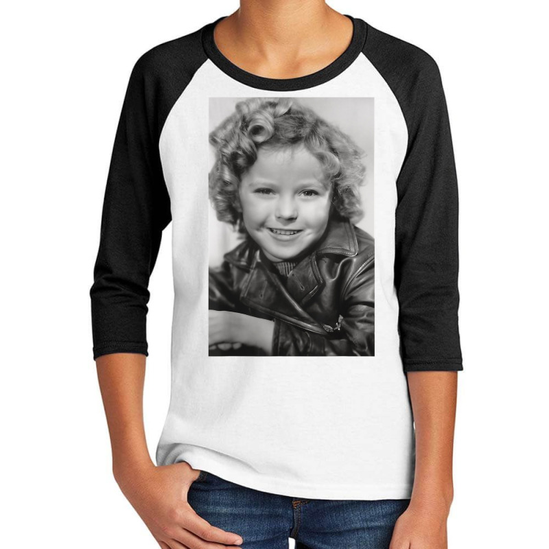 Shirley Temples Aviator Jacket Skin T Shirt Youth 3/4 Sleeve | Artistshot