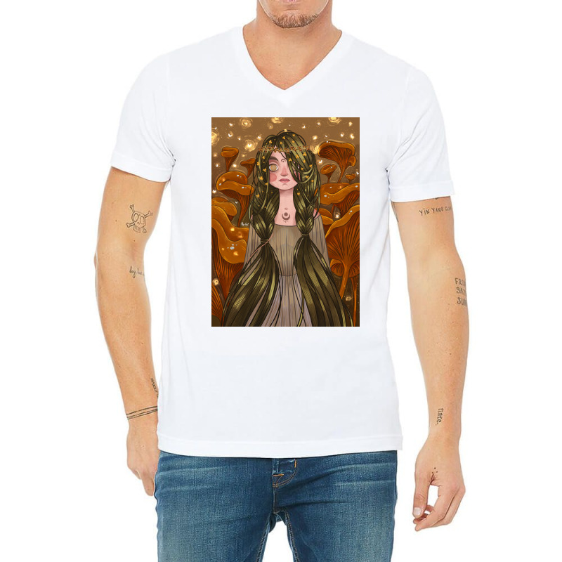 Forest Witch V-Neck Tee by Olya Luki | Artistshot