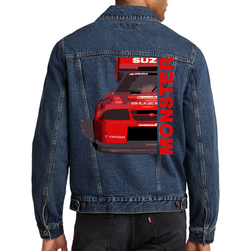 Monster   Escudo Pikes Peak Men Denim Jacket by itxasdabyf | Artistshot