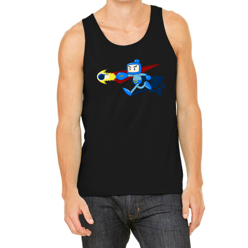 The Blue Bomber Man Tank Top | Artistshot