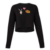 Donkey Loves Waffles Cropped Sweater | Artistshot