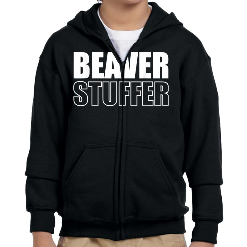 Beaver Stuffer Taxidermy Taxidermist T Shirt Youth Zipper Hoodie by annalfreddr3 | Artistshot