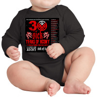 Life Of Agony 30 Sick Years Of Agony North America Dates Long Sleeve Baby Bodysuit | Artistshot