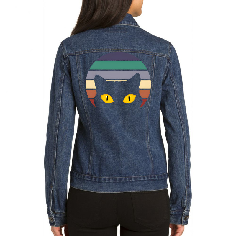 Artistshot Trending Cat Angry Animals Cat Lover Cats Cute Funny Kitty Ladies Denim Jacket by lykhongduong9enev3 | Artistshot