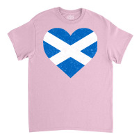 Scotland Flag Shirt Heart   Scottish Shirt Classic T-shirt | Artistshot