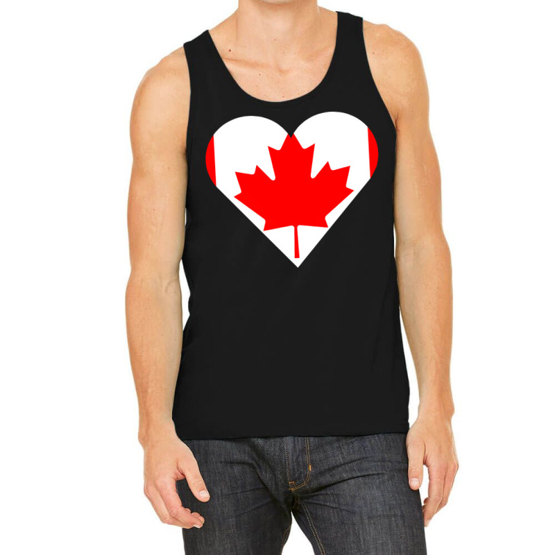 Artistshot Hot Trend Flag Banner Canada Heart International Love Frede Tank Top by brumfieldportillo7vlpq8 | Artistshot