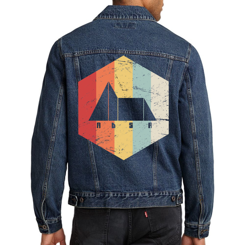 Retro Synthesizer Adsr Men Denim Jacket | Artistshot