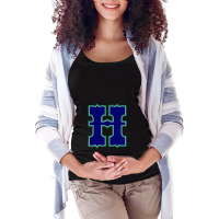 Highland High School Baskett Ball Maternity Scoop Neck T-shirt | Artistshot