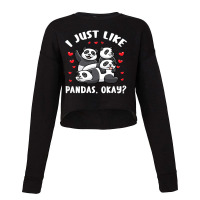 Panda Bear Kawaii Panda Cropped Sweater | Artistshot