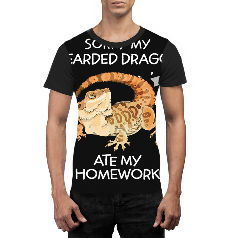 Sorry My Bearded Dragon Ate My Homework 1 Graphic T-shirt by AURRADILLARD | Artistshot