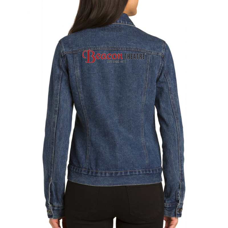 The Beacon Theatre Nyc Ladies Denim Jacket by menikagorze | Artistshot