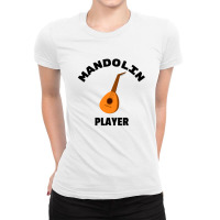 Mandolin Player Music Instrument Women Men Ladies Fitted T-shirt | Artistshot