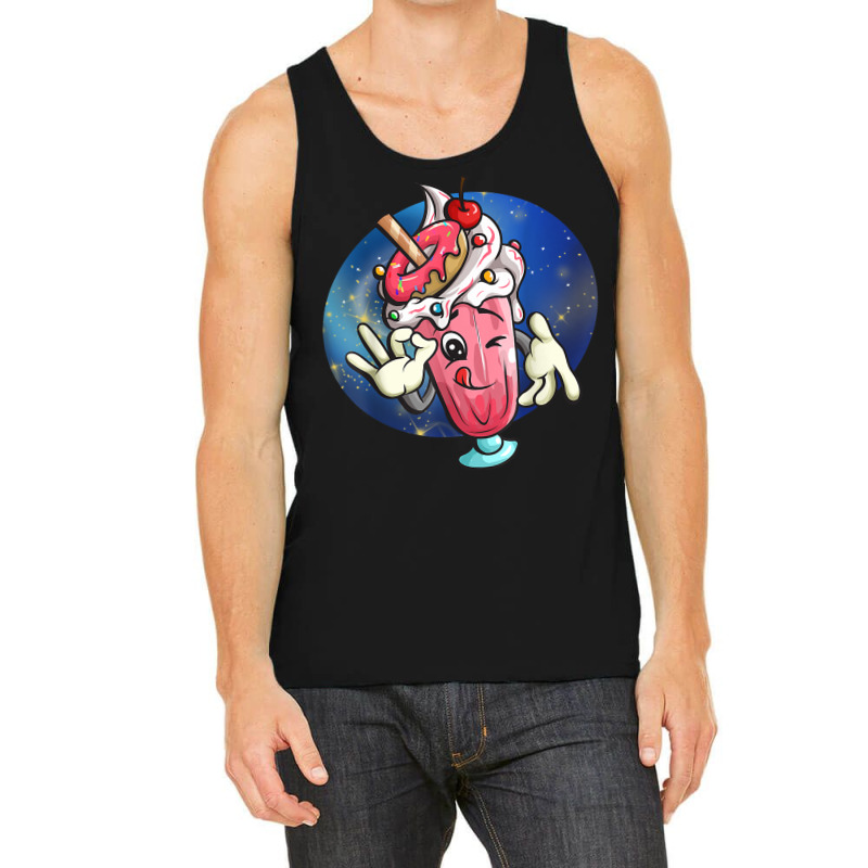 Milkshake Universum Astronaut T Shirt Tank Top by mal1o2poncio | Artistshot