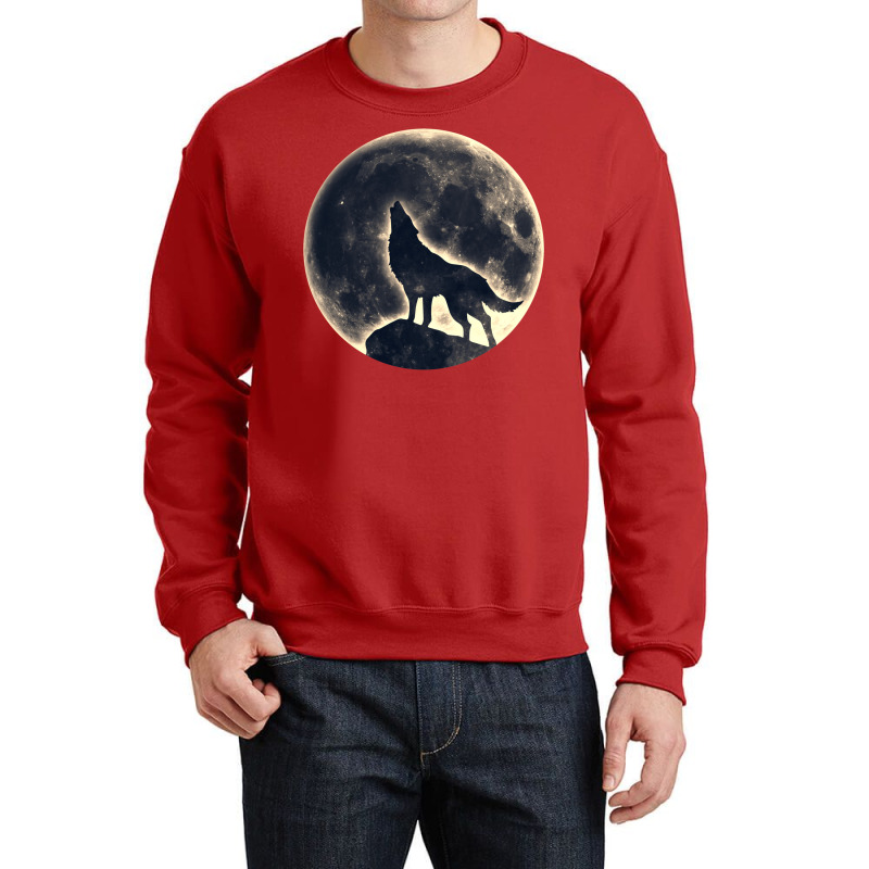 Wolf Crewneck Sweatshirt | Artistshot