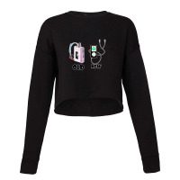 T-shirt Music 80's Vs Music Modern .png Cropped Sweater | Artistshot