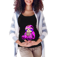 Pastel Goth Kawaii Creepy Bear Skeleton Wicca Witchy Bear Maternity Scoop Neck T-shirt | Artistshot