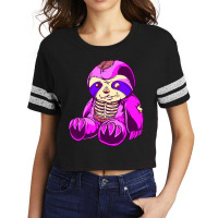 Pastel Goth Kawaii Creepy Bear Skeleton Wicca Witchy Bear Scorecard Crop Tee | Artistshot