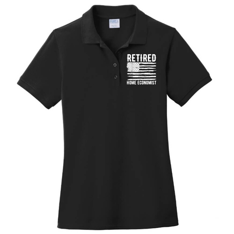 Retired Home Economist Profession American Flag T Shirt Ladies Polo Shirt by prix5d5gosson | Artistshot