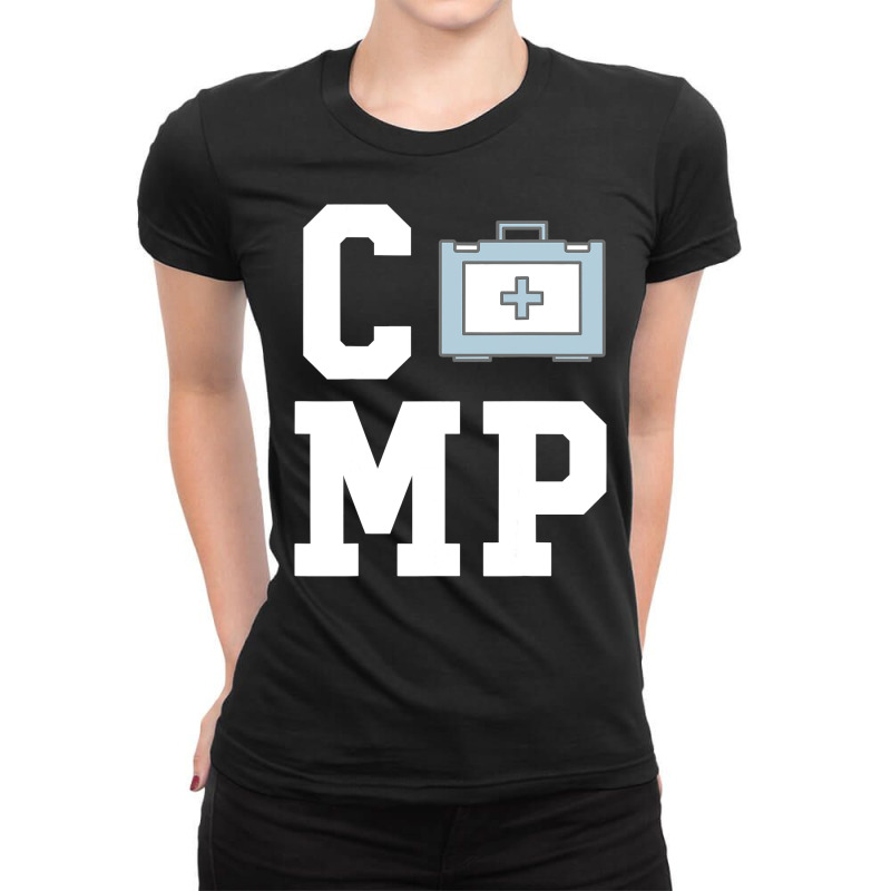 Camp First Aid Kit  Camping Ladies Fitted T-Shirt by KimberleeWilson786 | Artistshot