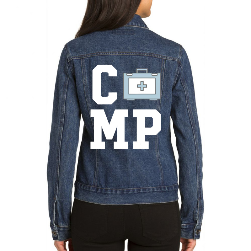 Camp First Aid Kit  Camping Ladies Denim Jacket by KimberleeWilson786 | Artistshot