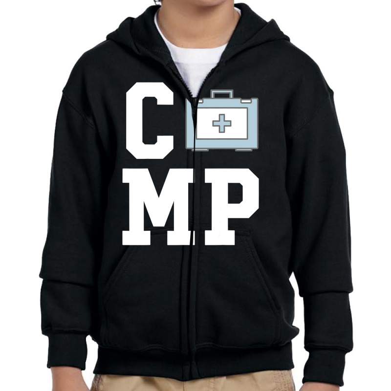 Camp First Aid Kit  Camping Youth Zipper Hoodie by KimberleeWilson786 | Artistshot