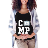 Camp First Aid Kit  Camping Maternity Scoop Neck T-shirt | Artistshot