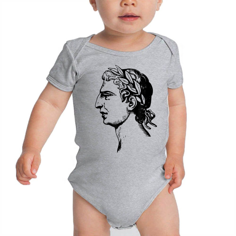 Roman Man With Laurel Wreath Headress T Shirt Baby Bodysuit by angellacz6cstu | Artistshot