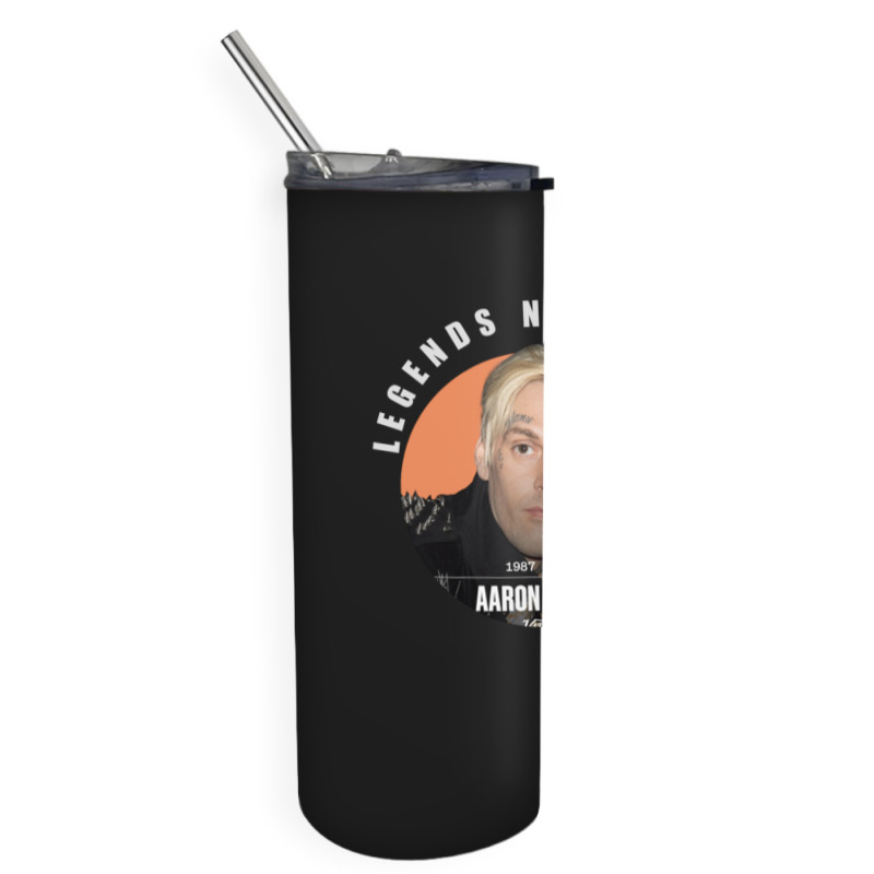 Rip Aaron Carter 1 Skinny Tumbler | Artistshot