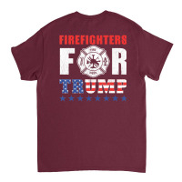 Firefighters For Trump Classic T-shirt | Artistshot