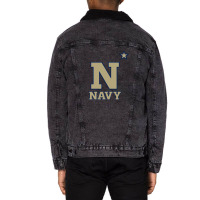 Us Naval Academy Unisex Sherpa-lined Denim Jacket | Artistshot