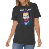 Van Gogh Pop Art Wpap Vintage T-shirt | Artistshot