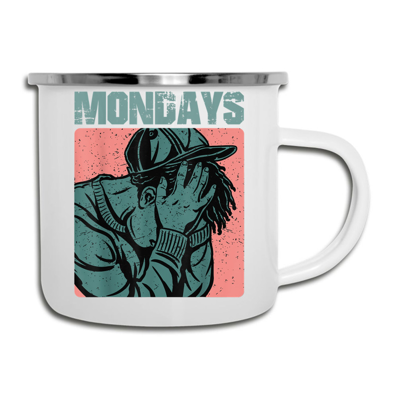 Vintage Aesthetic Graphic Design I Hate Mondays T Shirt Camper Cup | Artistshot