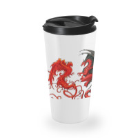 Phoenix Dragon Heart Lover Travel Mug | Artistshot