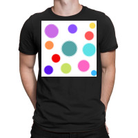 Different Colours And Sizes Circles On White Paper T-shirt | Artistshot