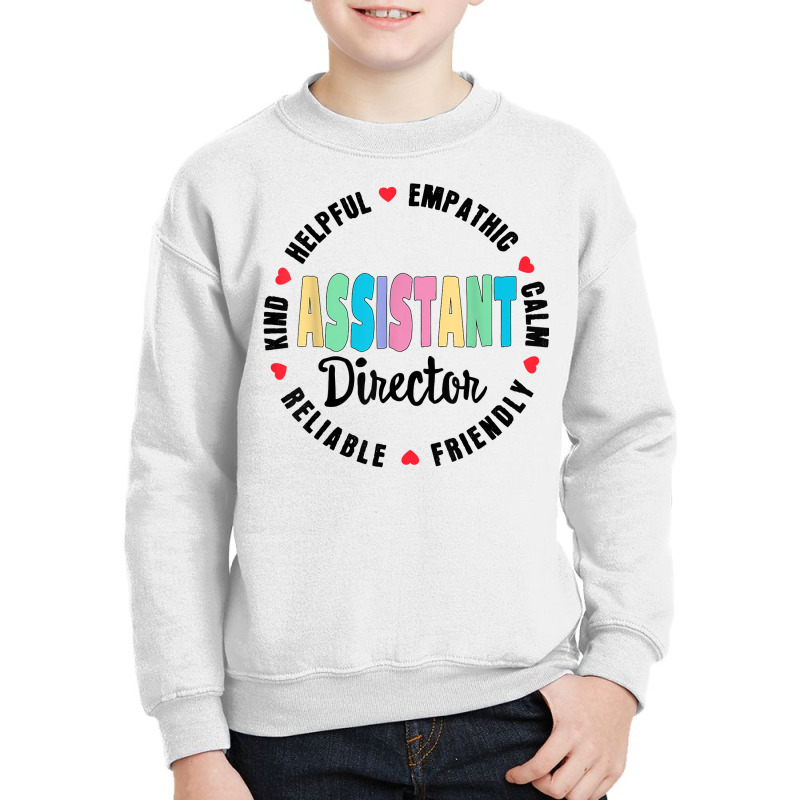 Assistant Director Appreciation Week Theater Nursing Hr T Shirt Youth Sweatshirt by simonettemjnn | Artistshot